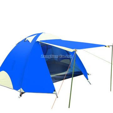 Wholesale Cheap Tent, Double Layer Rain Tight Aluminum Rod Camping Tent